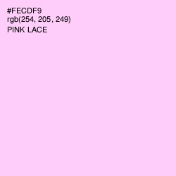 #FECDF9 - Pink Lace Color Image